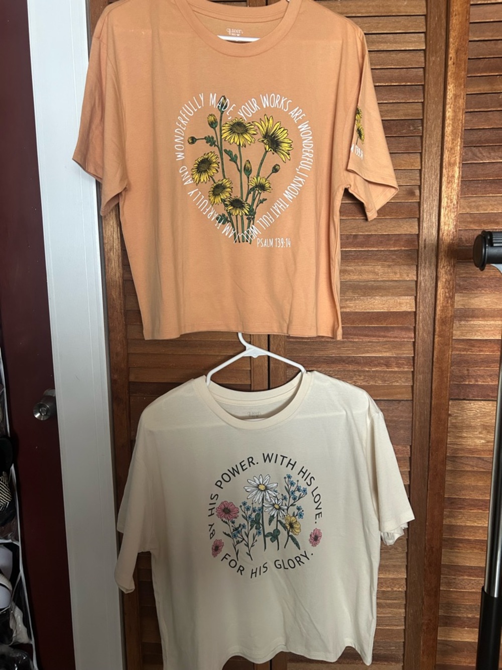 Faith-based t-shirt bundle Sz Large NWOT